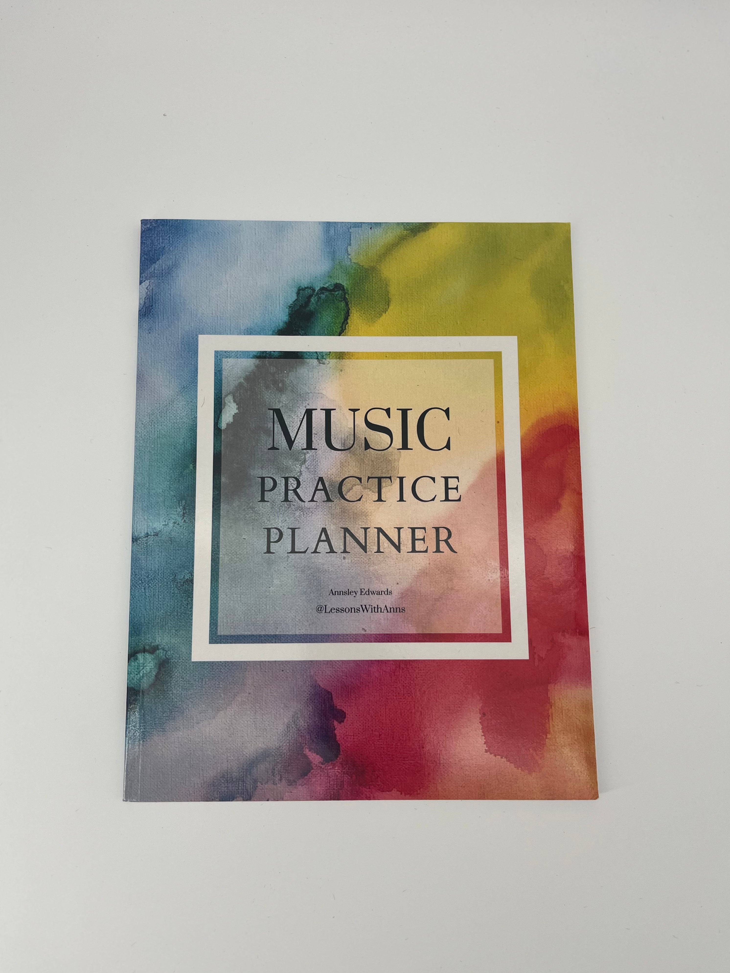 Music Practice Planner - Paperback